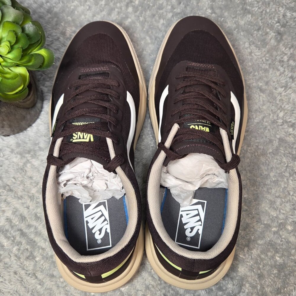 Like NEW!!! Vans MTE Brown Suede & Canvas All Weather Sneakers Men’s 9.5 - Picture 4 of 12